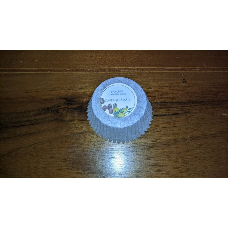 Praline pentru băi bazice cu CAFEA și LĂMÂIE - REVIGORARE!