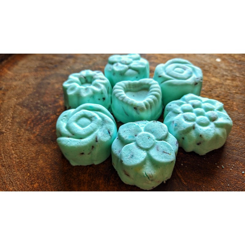 Praline pentru băi bazice cu MENTĂ și LAVANDĂ  - DEZMIERDARE !